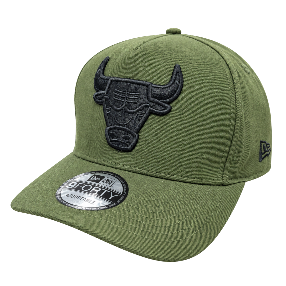 New Era 9FORTY Chicago Bulls – Olive Green & Black