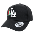 Cooperstown Los Angeles Dodgers Floral – Black, White, Red & Green