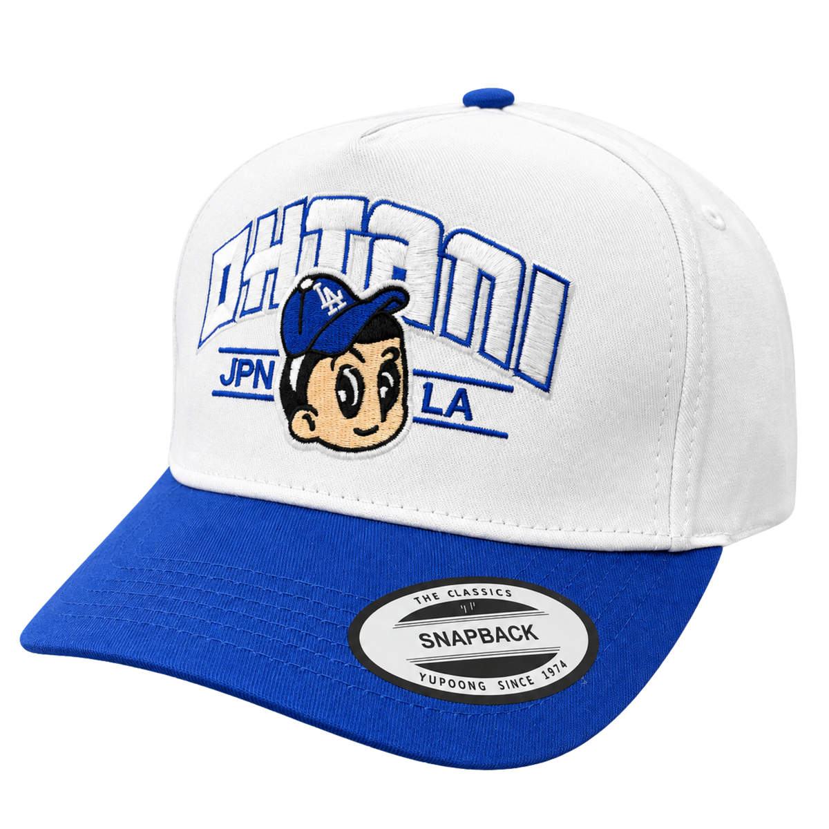Cooperstown Los Angeles Dodgers Japan Mascot – White & Royal Blue