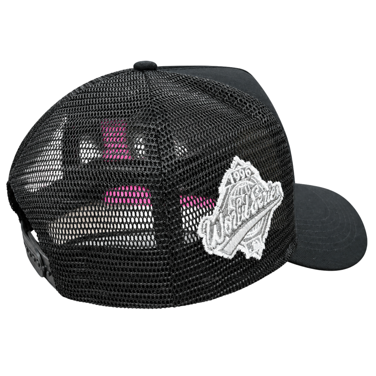 Cooperstown New York Yankees 1999 World Series Trucker – Black, Pink & White